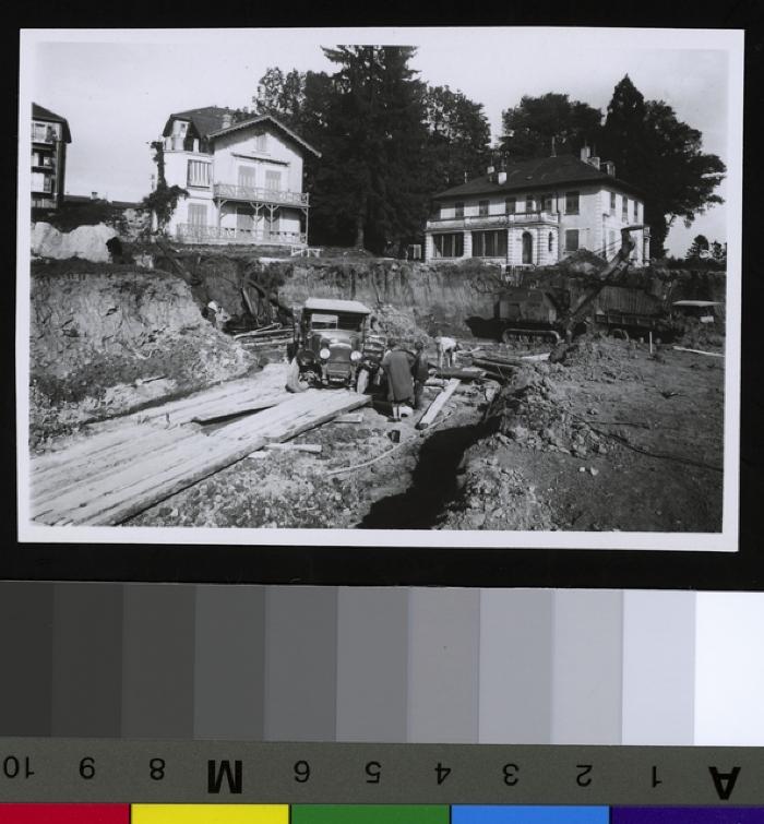 Chantier de construction de l'hôpital Nestlé.