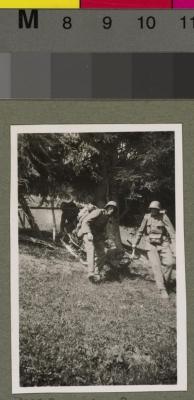 Exercice sanitaire en montagne à Saanenmöser.
