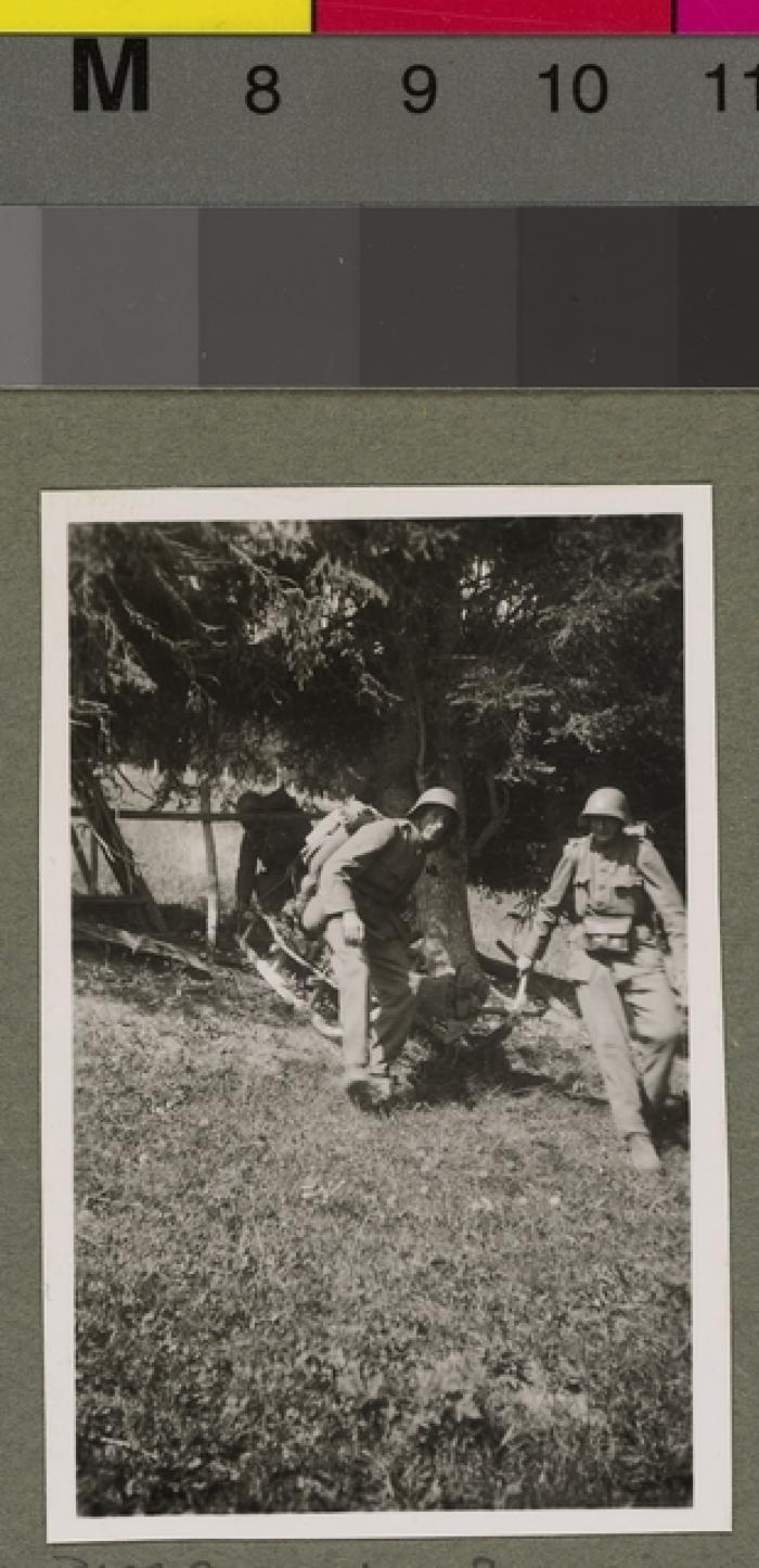 Exercice sanitaire en montagne à Saanenmöser.